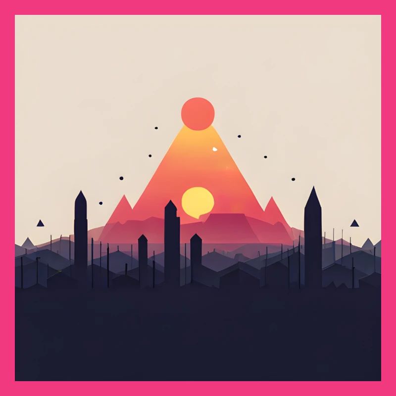 pyramide abstraite