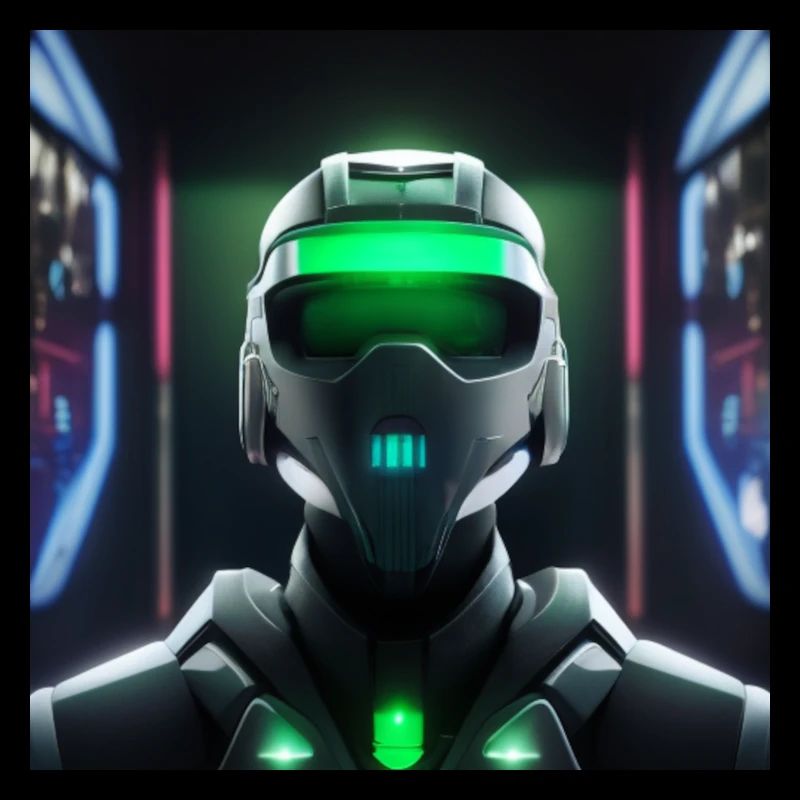 Cyberpunk Space Soldier