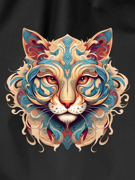 Mandala tiger cat
