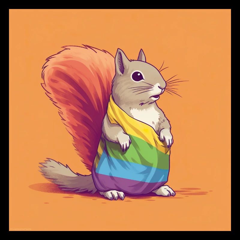 Pride LGBT Eichhörnchen