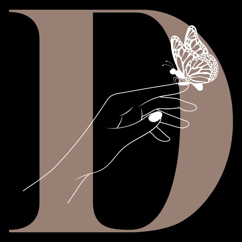 Magic butterfly letter