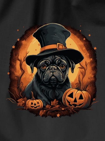 Cute Halloween Pug
