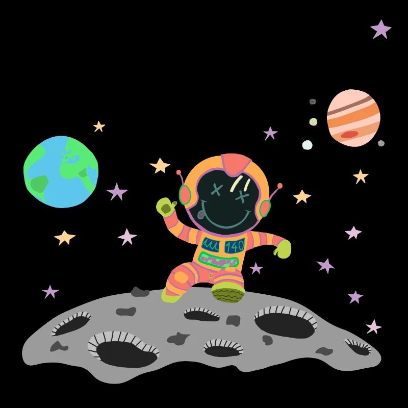 Astronaut orange orange