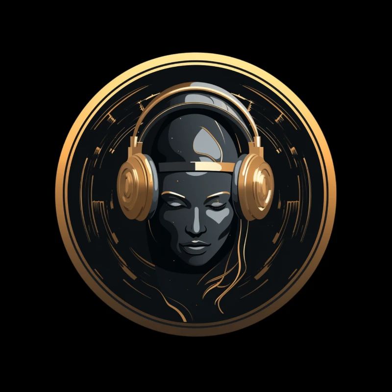 Techno DJ Avantgardistisches Artwork