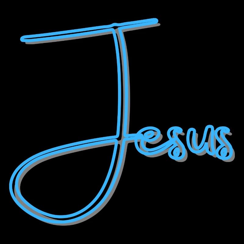 Jesus blau