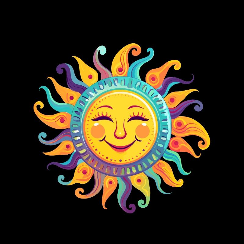 the cheerful sun