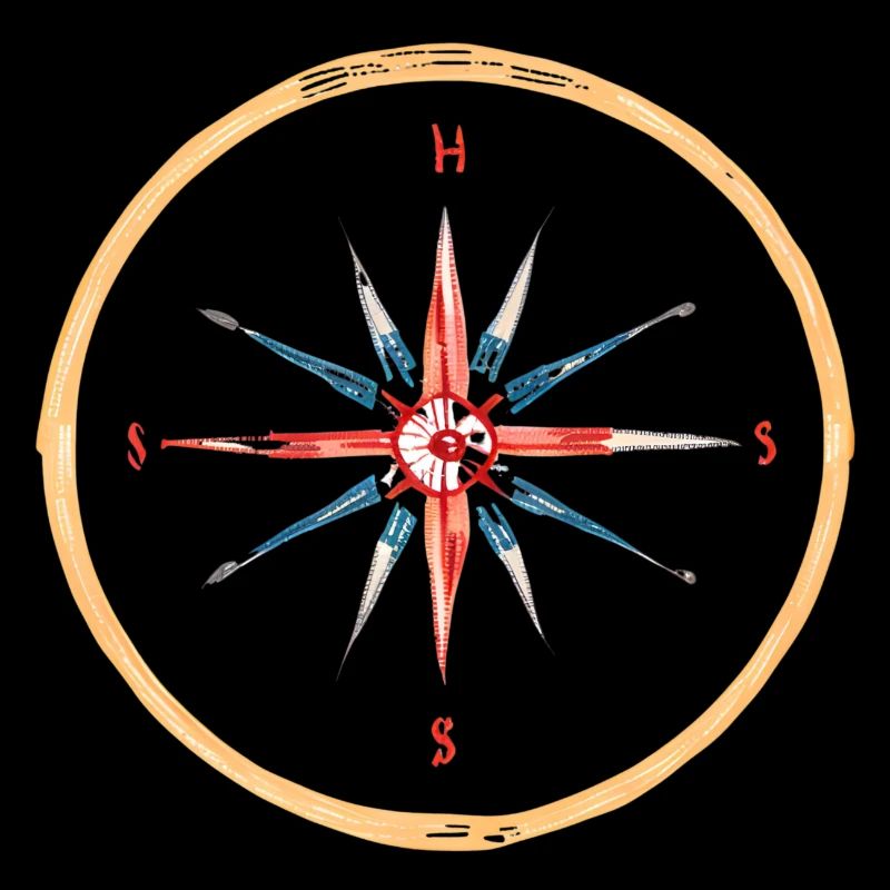 Nordic Viking Compass