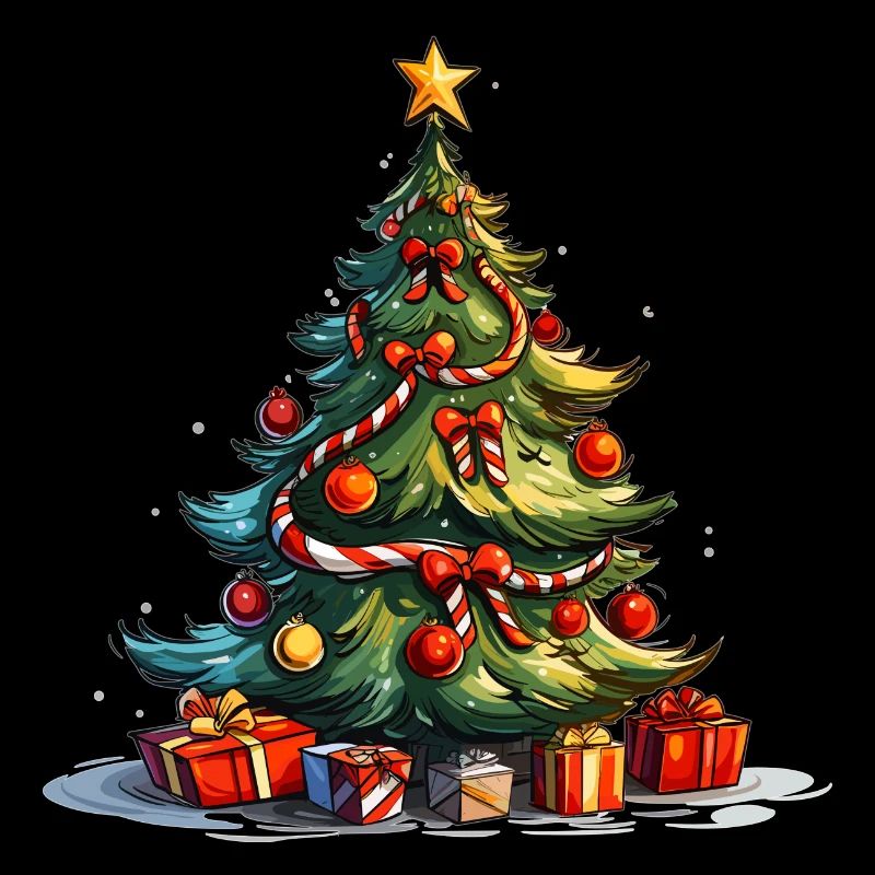 Weihnachtsbaum mit Geschenke