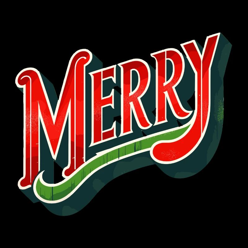Festive 'MERRY'
