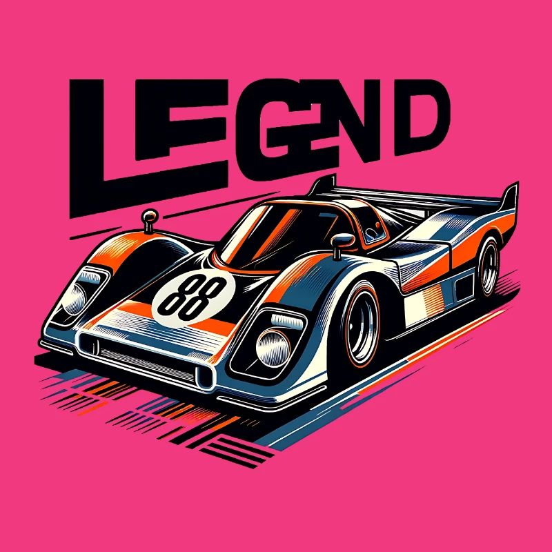 Speed Legend: Dynamic Racing Car Design