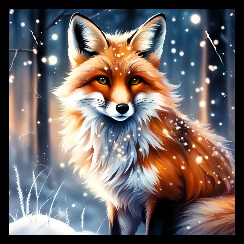Fuchs im Schnee
