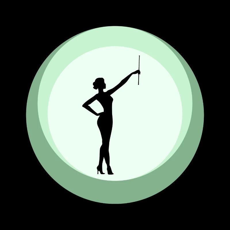 Bâton virevoltant Danse virevoltante b