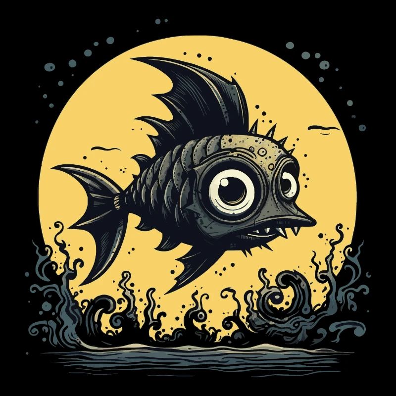 Funny Horror Punk Fish