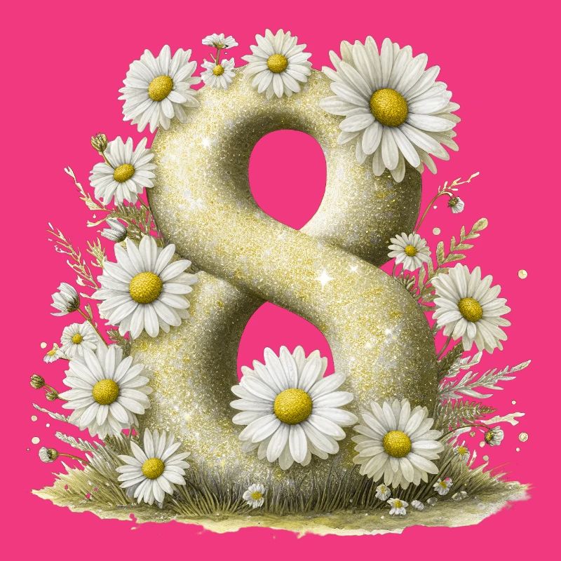 No. 8 eit digital background number vector sign tal