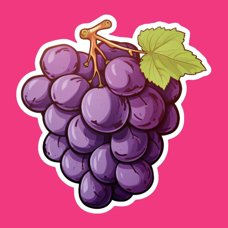 Weintraube oder dunkle Rebe