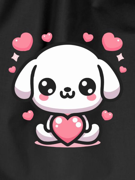 Cute Puppy Dog Heart