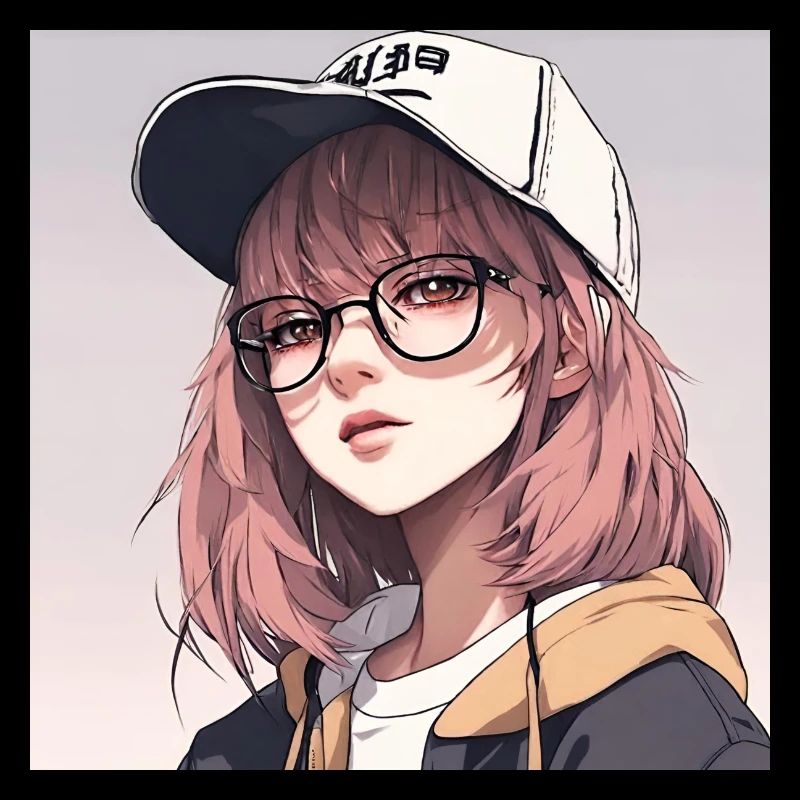 Anime-Geek-Mädchen