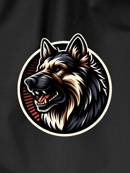 German Shepherd Cool Logo