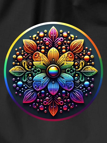 Mechanical Rainbow Flower 2