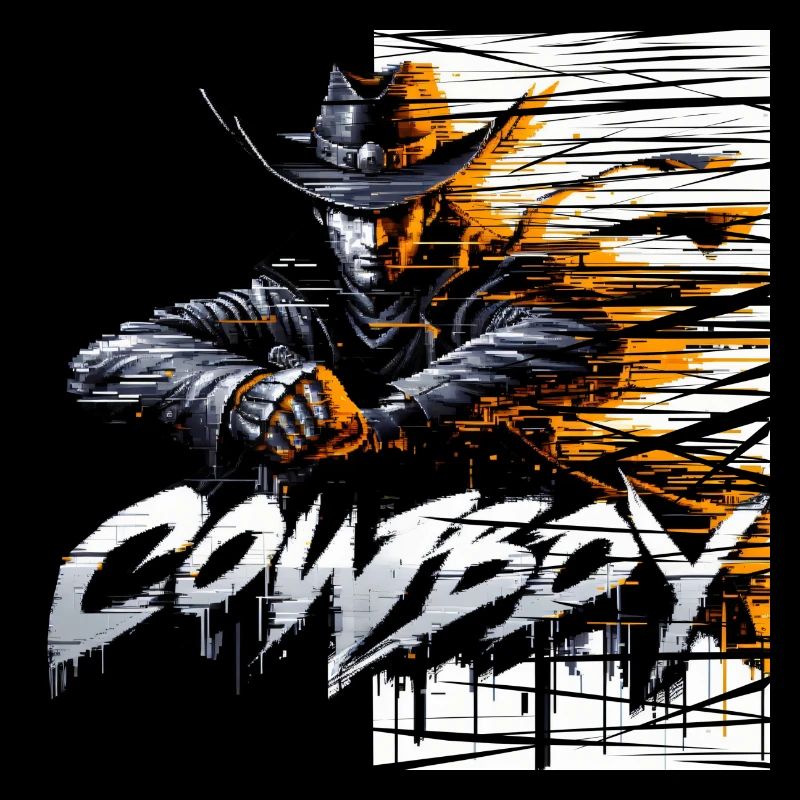 cowboy digital glitch