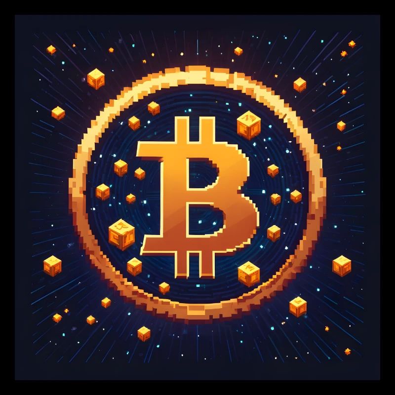 Bitcoin 8 bit art