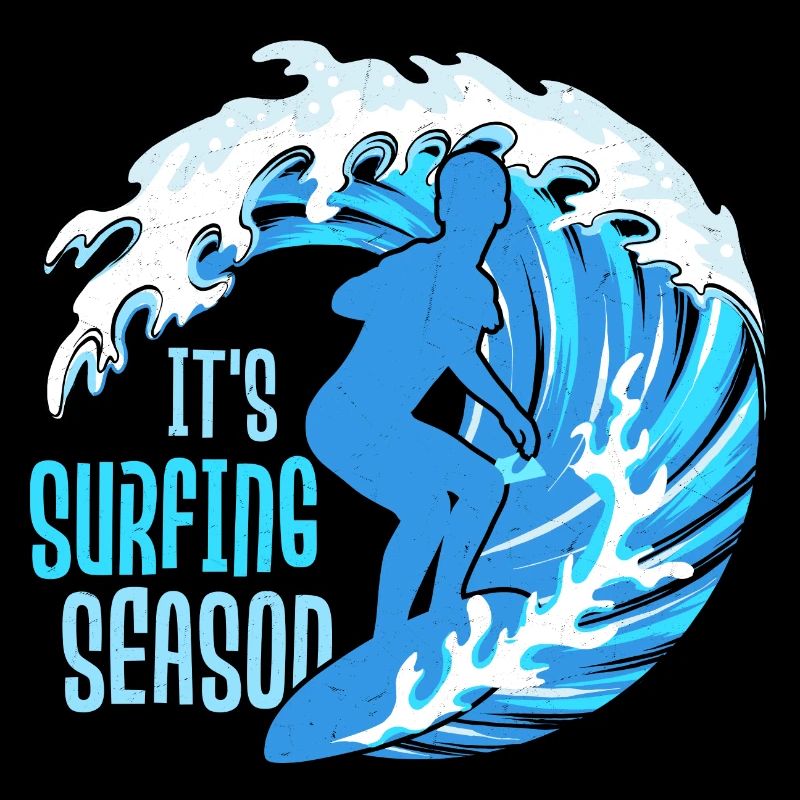 C’est la saison de surf Planche de surf Surfer Été