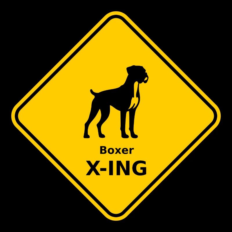 Schild "Boxer X-ING"