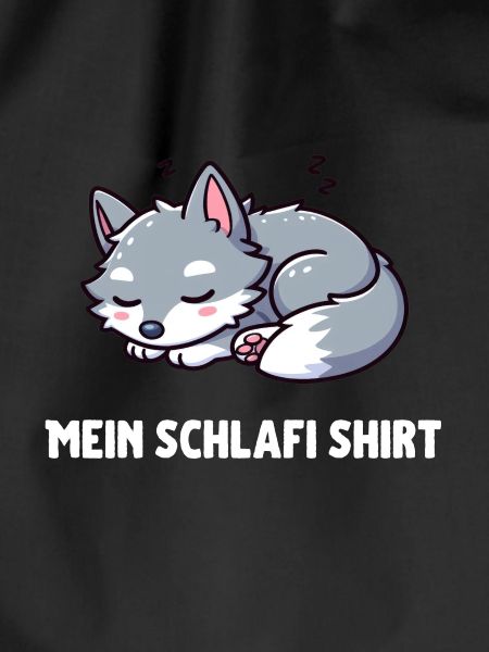 Cute Little Sleeping Wolf