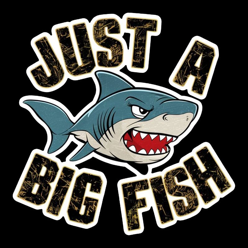 requin - humour - juste un gros poisson