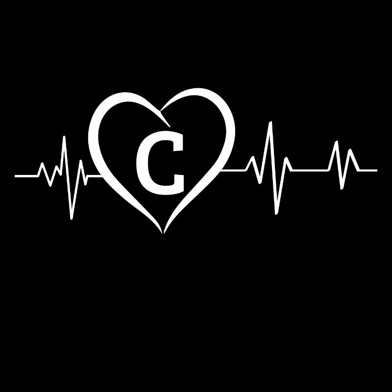 Heartbeat Buchstabe C