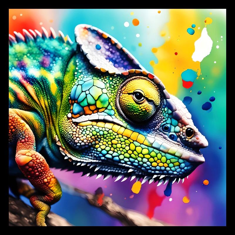 Chameleon coloured