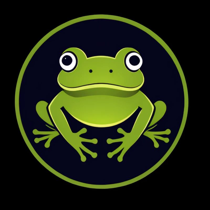 Quirliger Frosch