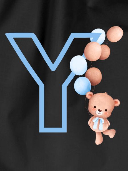 Blue Letter Y Bear