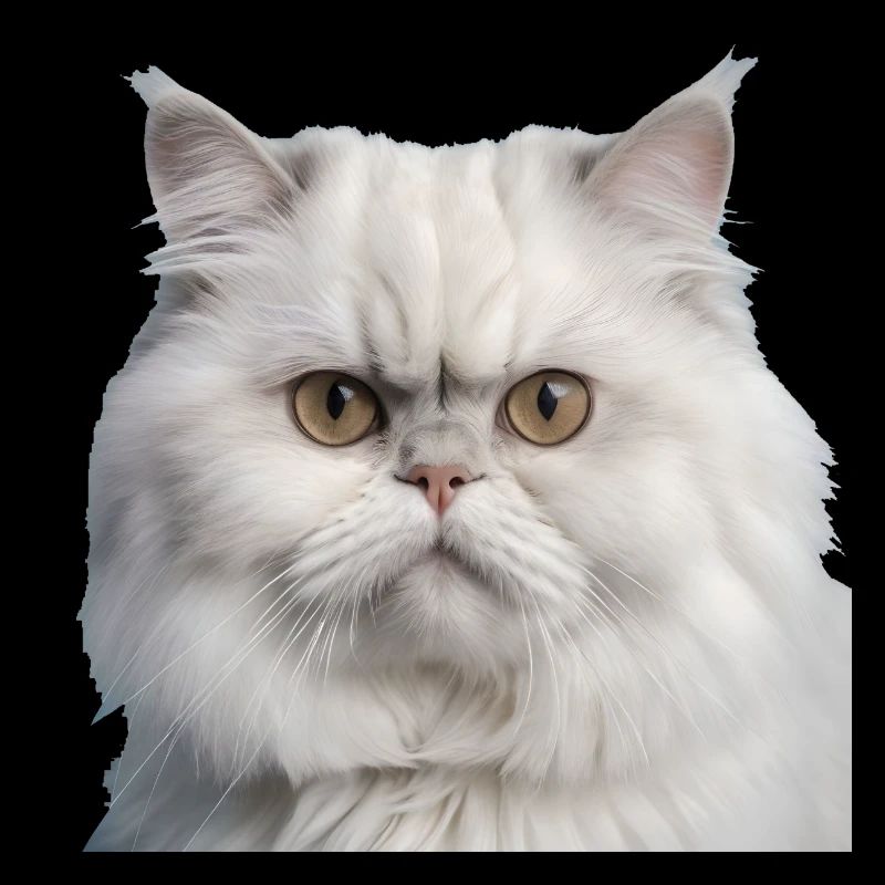 chat persan blanc
