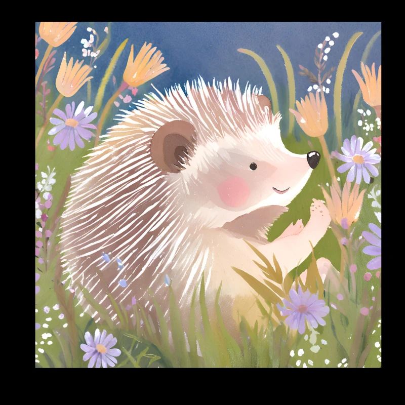 igel auf wiese