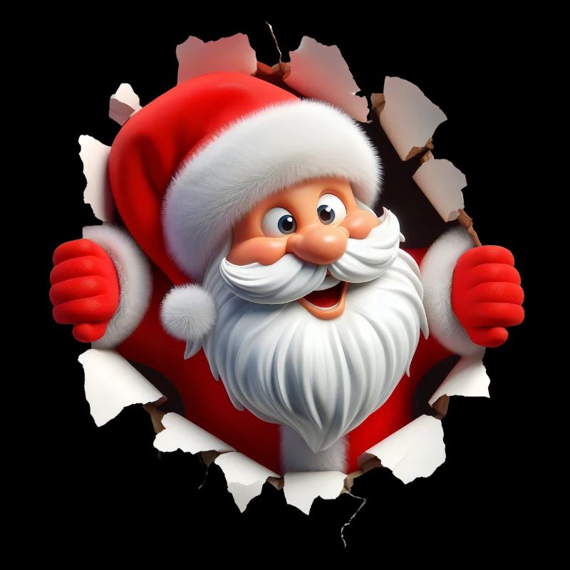 Santa in the hole from the front 3
