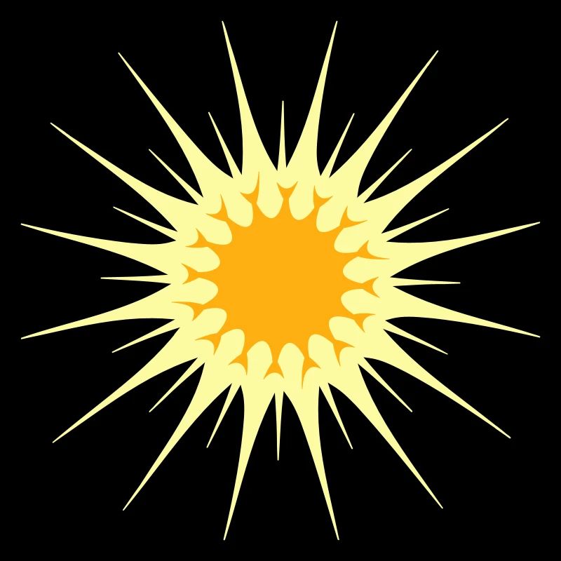 Rayons de soleil brillants Lumière Lumière Chaleur