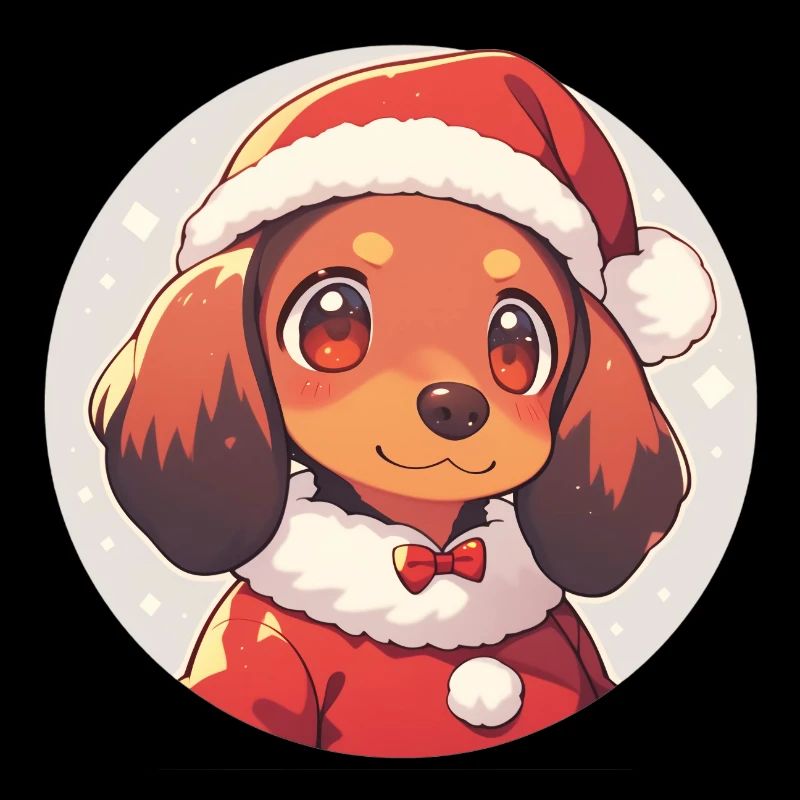 Weihnachtsmotiv Cavalier King Charles Spaniel