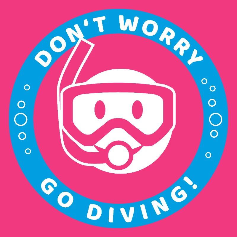 HappyDiverMitText