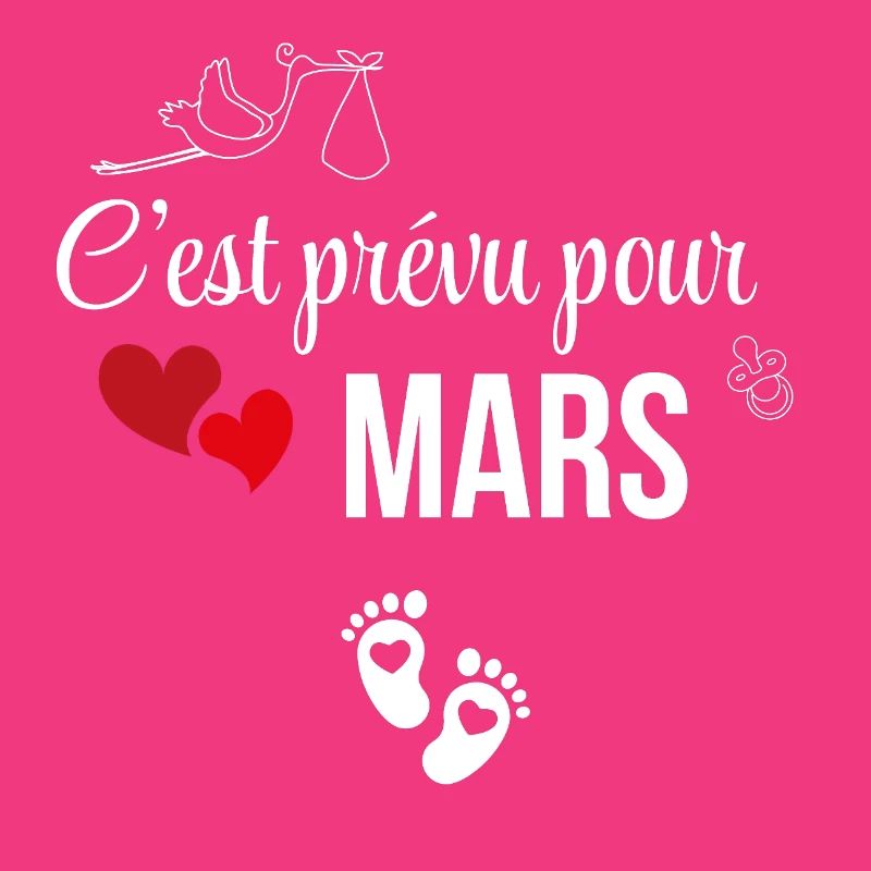 C’est prévu pour mars - annonce de grossesse