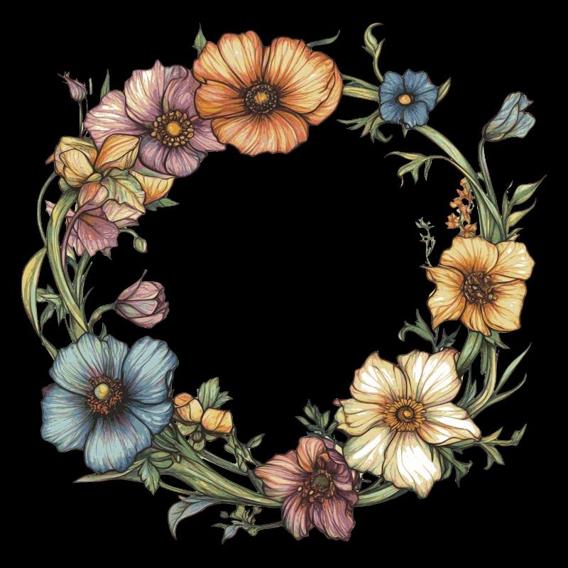 Couronne de fleurs
