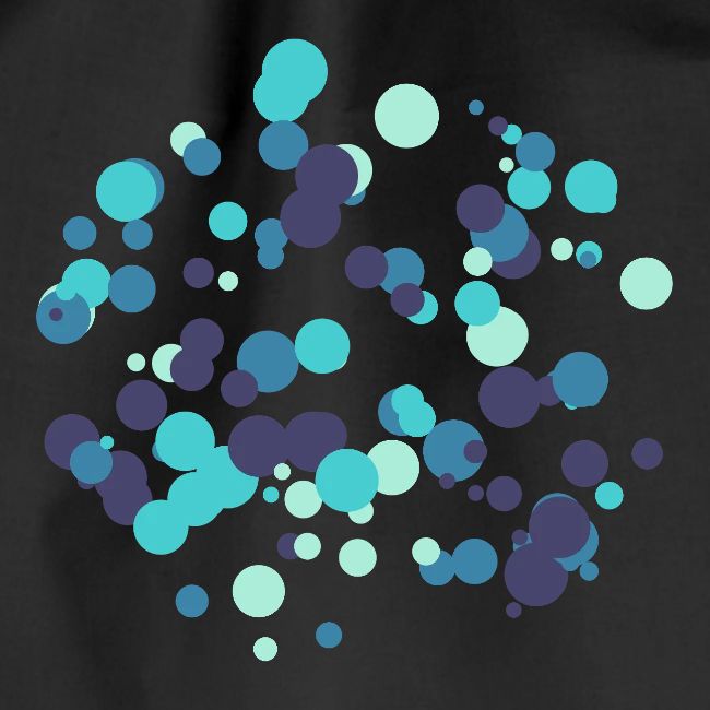 Motif cercles abstraits