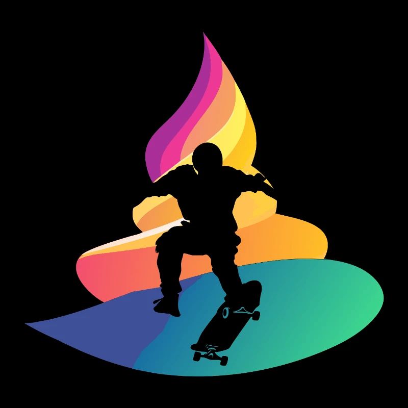 Skater Longboard Skating