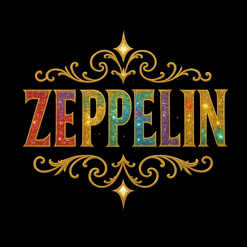 ZEPPELIN Glitter Gold Sequins