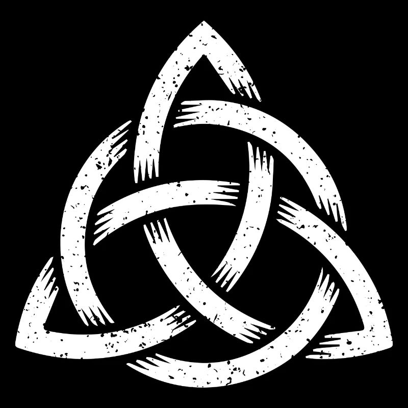 Triquerta Celtic Distressed Celtic Viking Kn