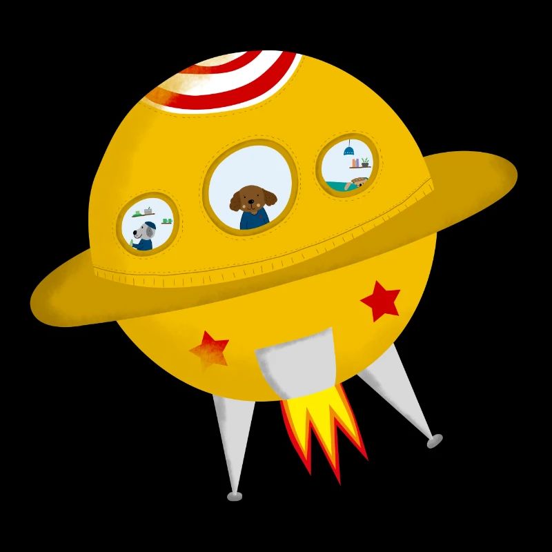 Into space