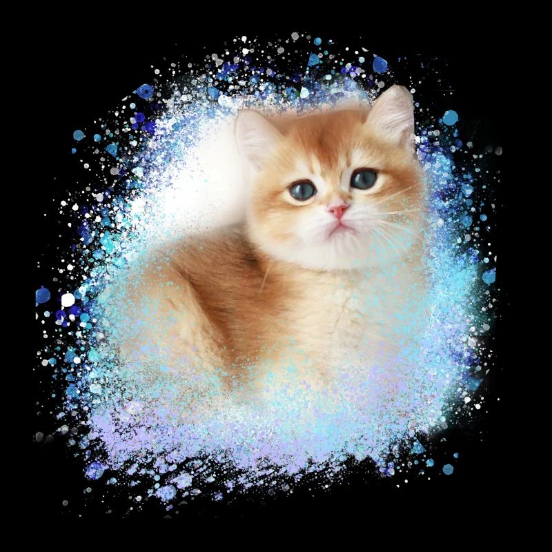 chaton, chaton, chaton, graffiti, peinture