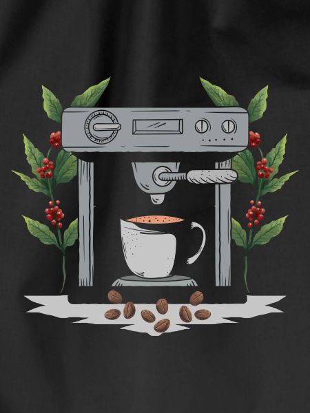 Espresso machine coffee plant