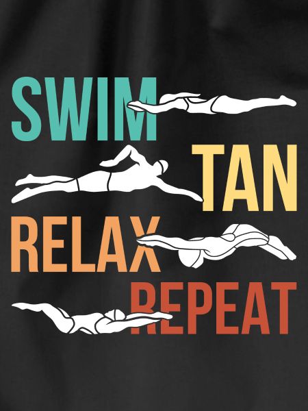 Swim tan relax repeat