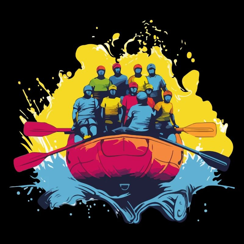 Rafting in der Gruppe